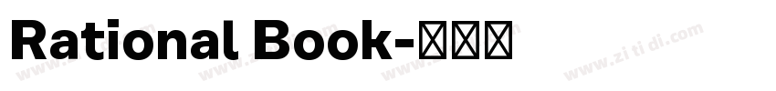 Rational Book字体转换 Rational Book字体转换